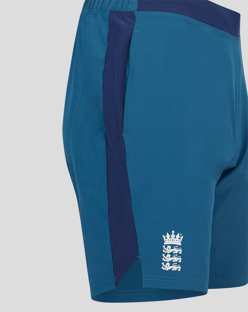 Men's England Cricket Woven Training Shorts - Blue