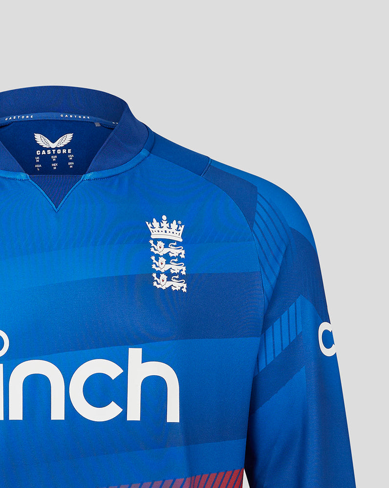 England Cricket Men's Pro ODI Long Sleeve Sweatshirt