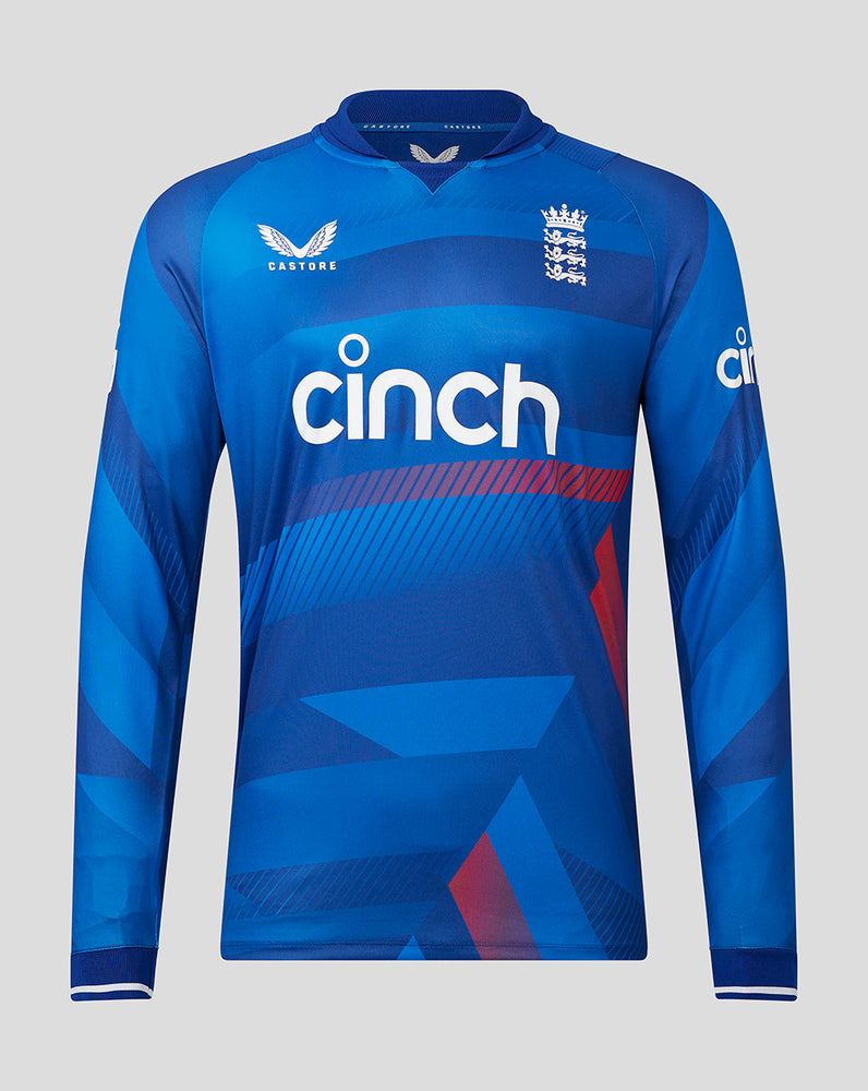 Men's England Cricket ODI Long Sleeve Shirt