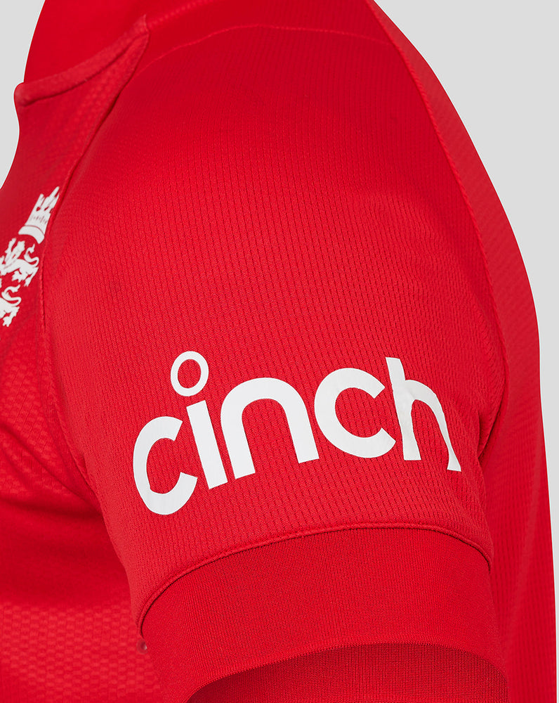 England Cricket Men's Pro IT20 Short Sleeve Shirt