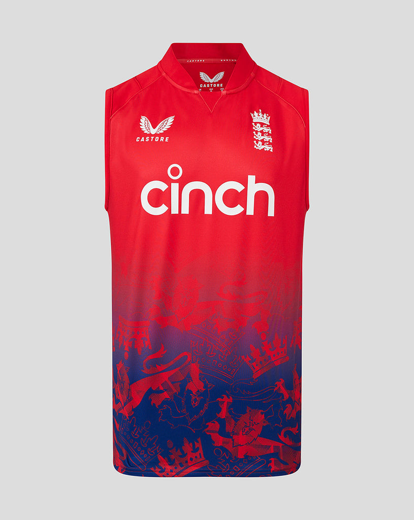 England Cricket Men's Pro IT20 Sleeveless Vest