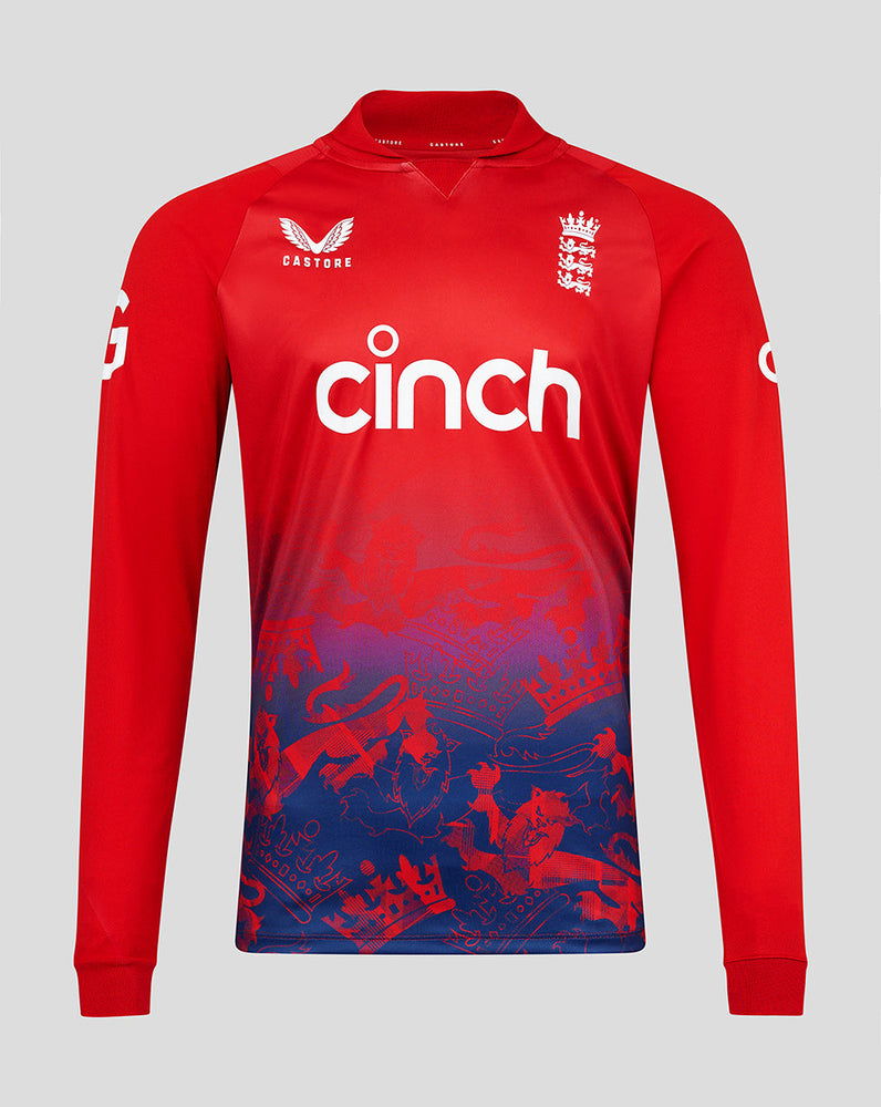 Men's England Cricket IT20 Long Sleeve Shirt – Castore