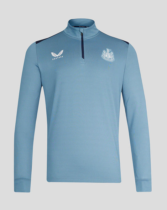 Newcastle United Men's 23/24 Players Training 1/4 Zip - Blue