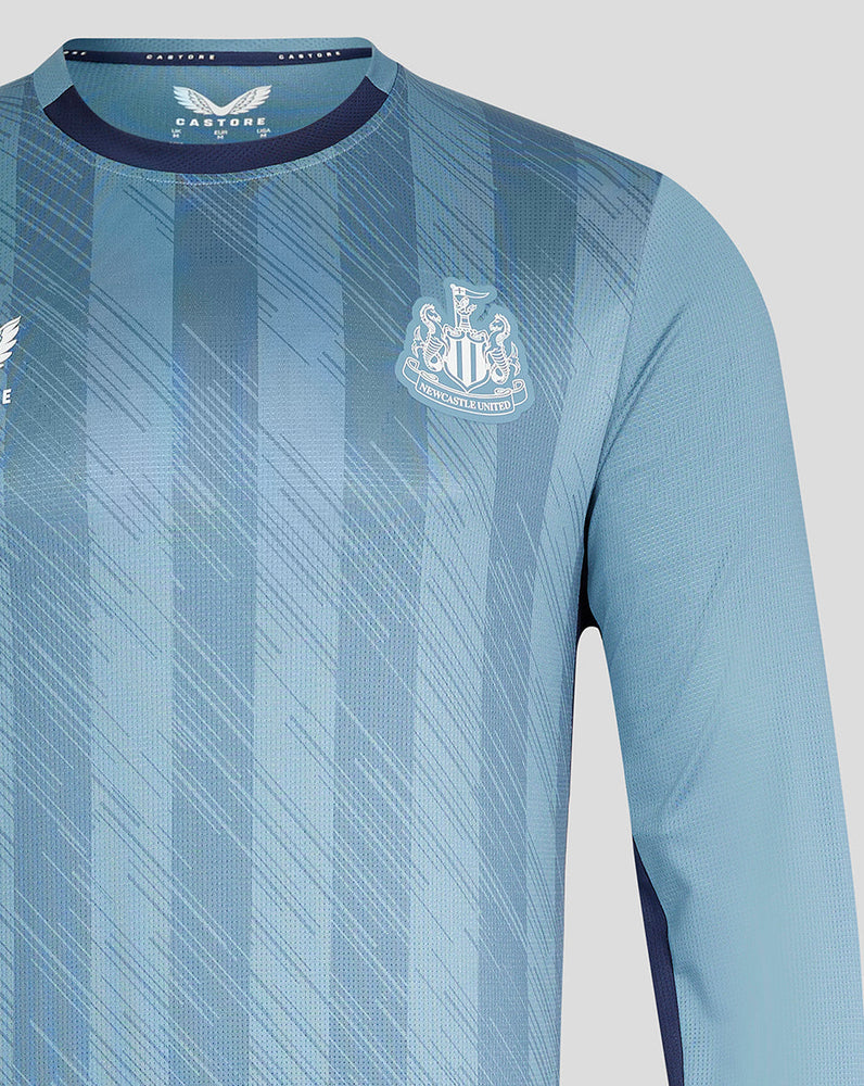 Newcastle United Men's 23/24 Players Long Sleeve Training T-Shirt - Blue