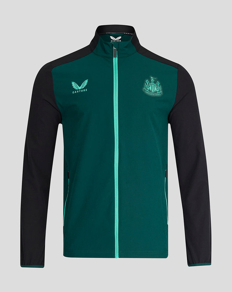 Newcastle United Men's 23/24 Players Travel Jacket - Green