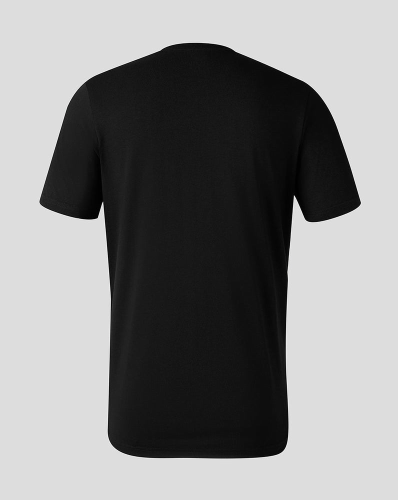 Newcastle United Men's 23/24 Coaches Travel Logo T-Shirt - Black