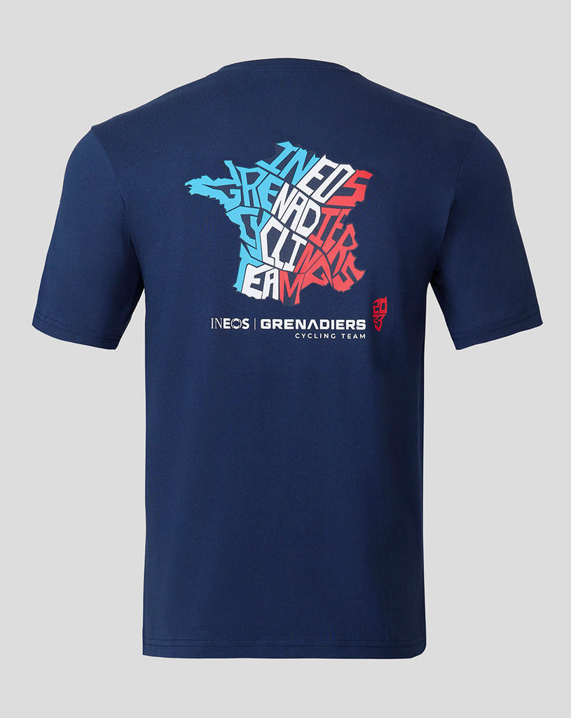 INEOS Grenadiers Unisex Tour T-Shirt - Navy