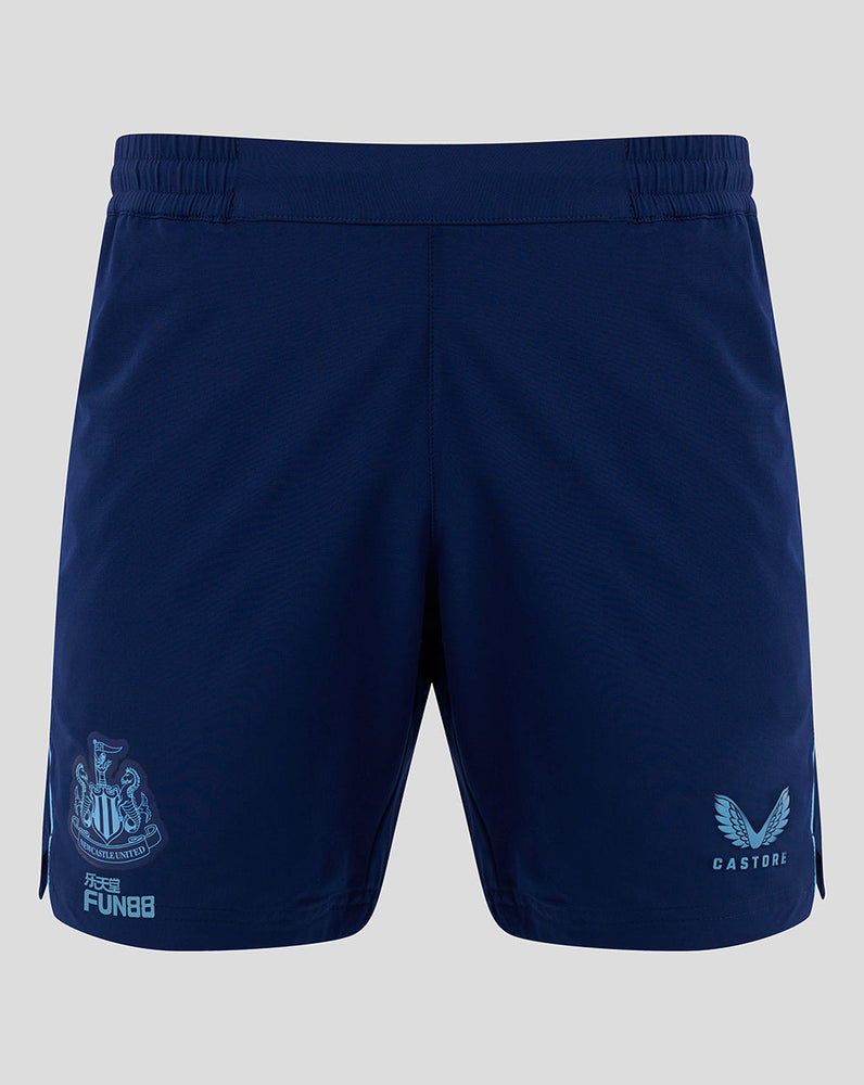 Womens blue Newcastle shorts for travel