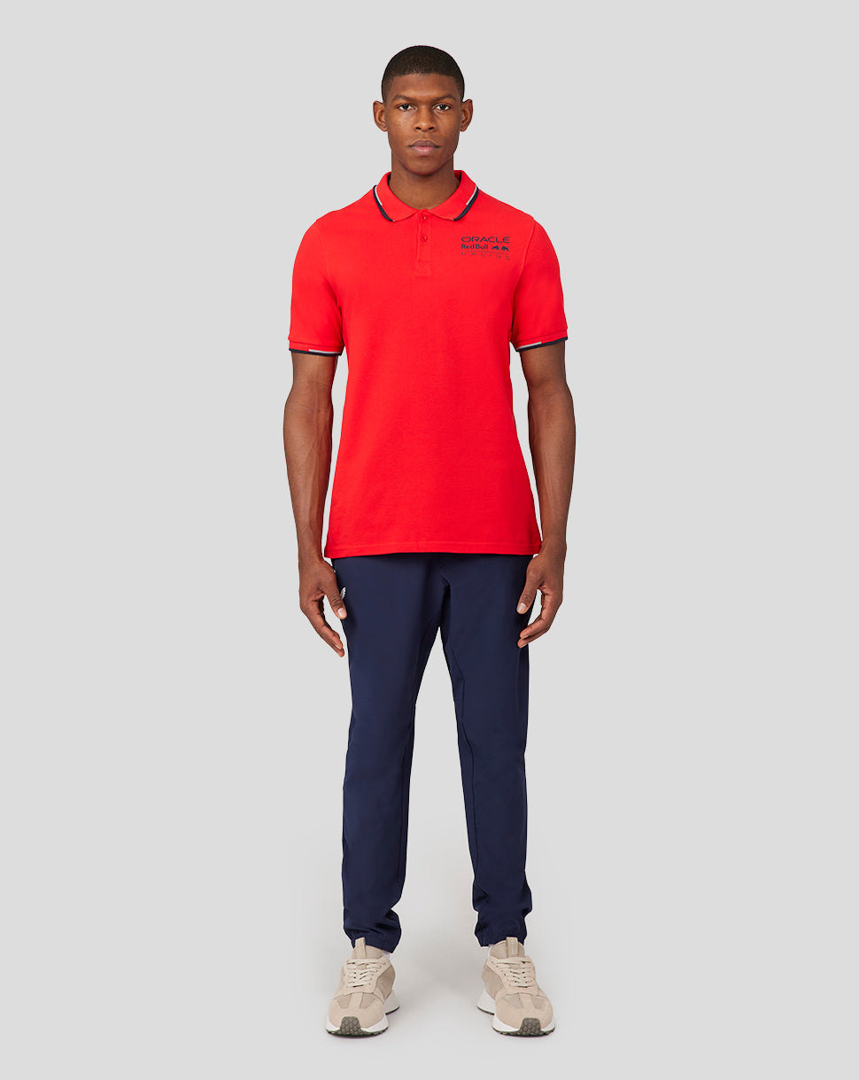 Oracle Red Bull Racing Unisex Core Polo - Flame Scarlet - Flame Scarlet
