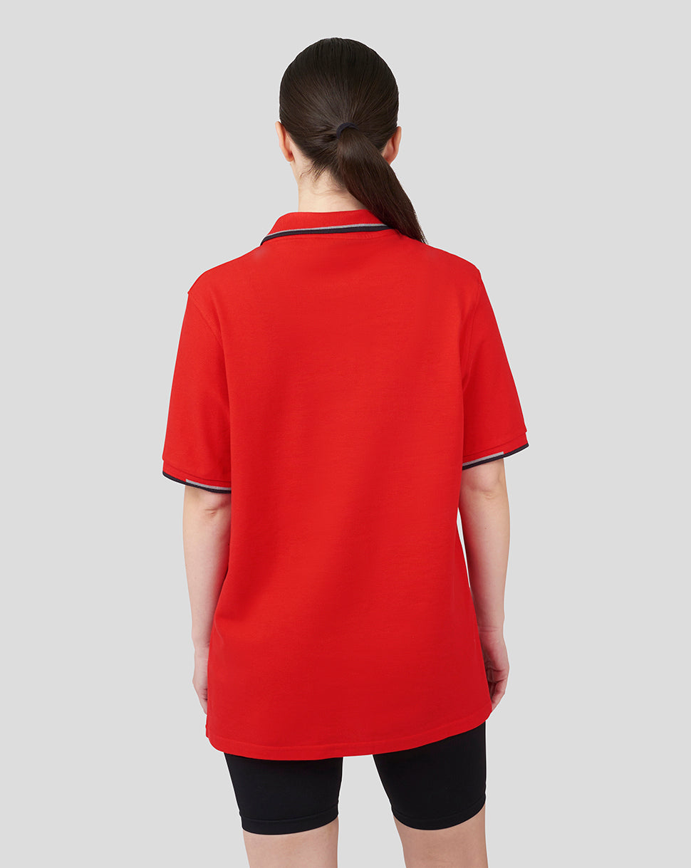 Oracle Red Bull Racing Unisex Core Polo - Flame Scarlet - Flame Scarlet