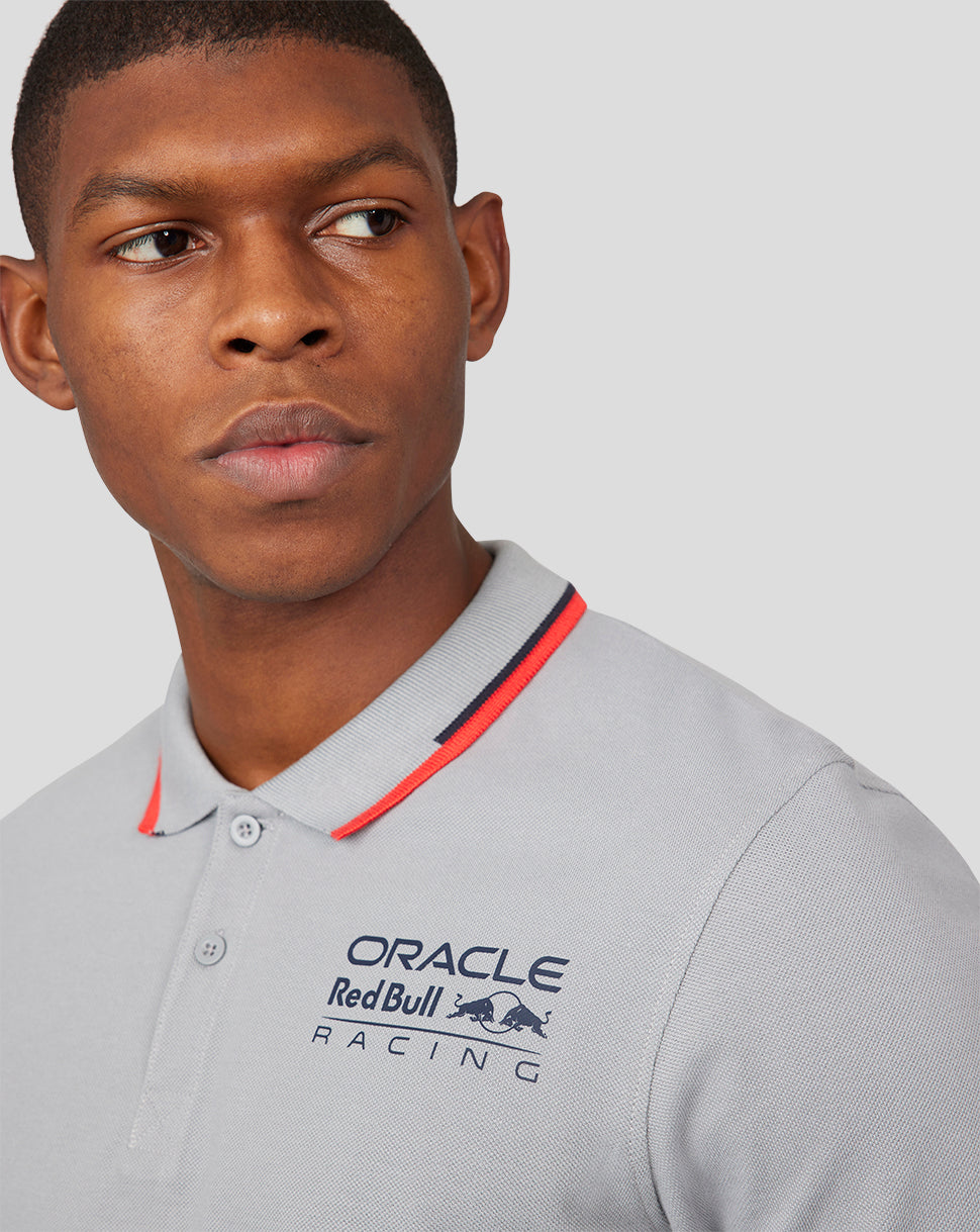 Oracle Red Bull Racing Unisex Core Polo - Grey - Grey