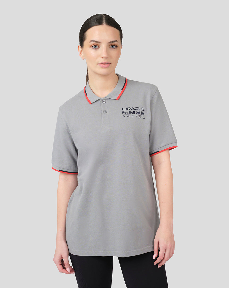 Oracle Red Bull Racing Unisex Core Polo - Grey - Grey