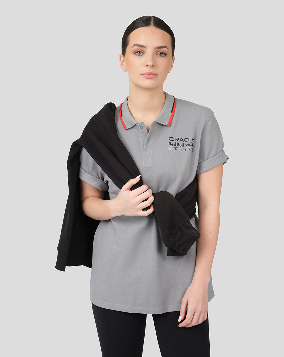 Oracle Red Bull Racing Unisex Core Polo - Grey - Grey