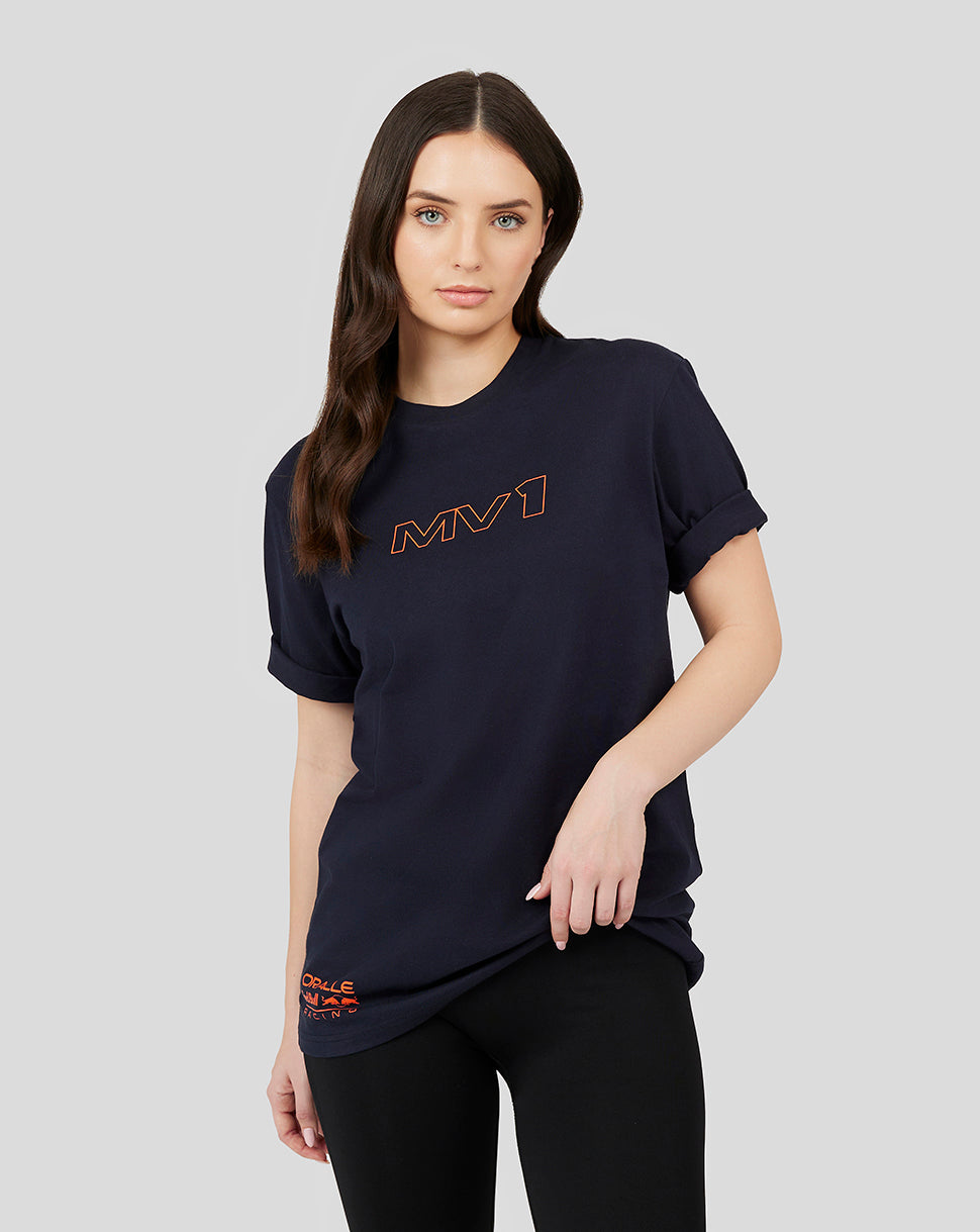 Oracle Red Bull Racing Unisex Driver Max Verstappen T-Shirt - Night Sky - Night Sky