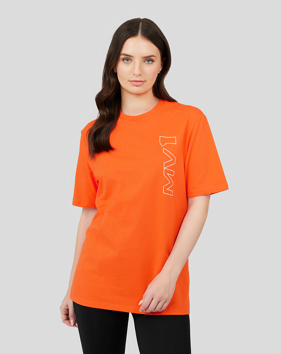 Oracle Red Bull Racing Unisex Driver Max Verstappen T-Shirt - Exotic Orange - Exotic Orange