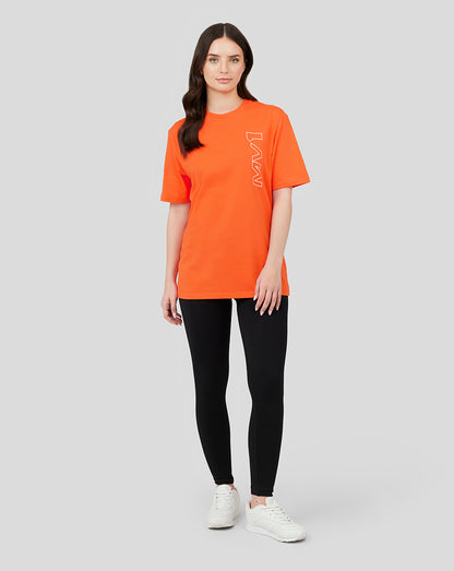 Oracle Red Bull Racing Unisex Driver Max Verstappen T-Shirt - Exotic Orange