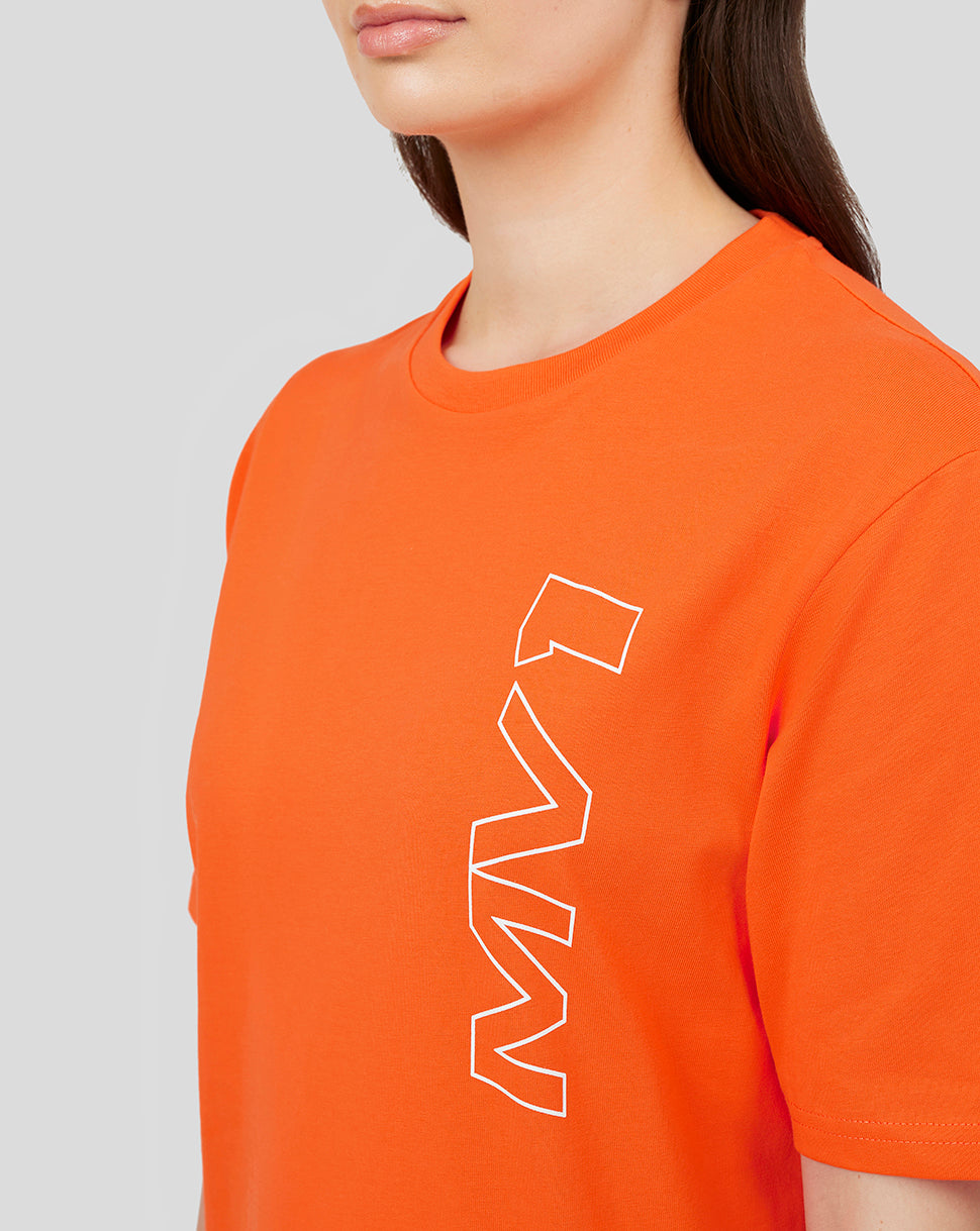 Oracle Red Bull Racing Unisex Driver Max Verstappen T-Shirt - Exotic Orange - Exotic Orange