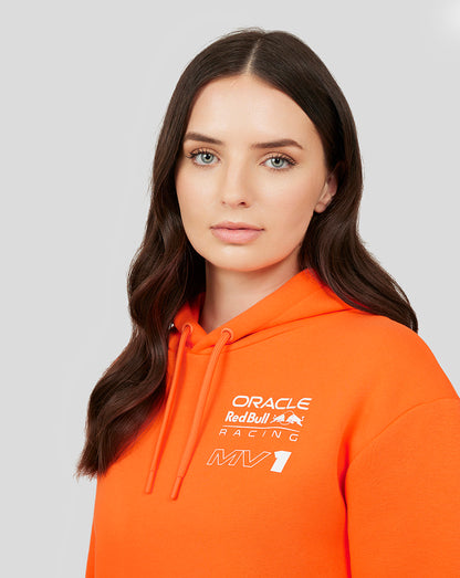 Oracle Red Bull Racing Unisex Driver Max Verstappen Hoodie - Exotic Orange