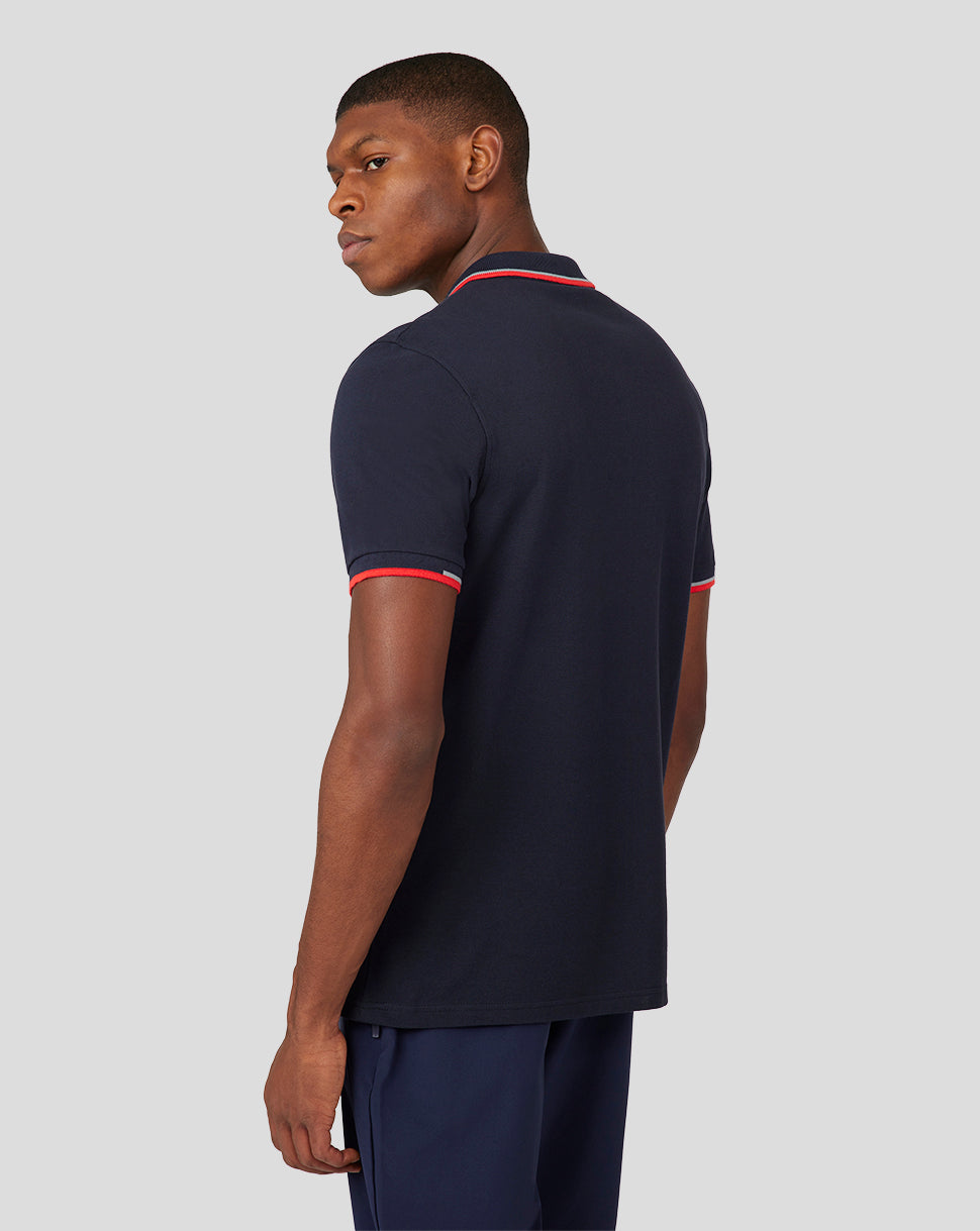 Oracle Red Bull Racing Unisex Core Polo Full Colour Logo - Night Sky - Night Sky