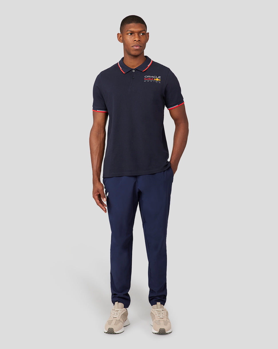 Oracle Red Bull Racing Unisex Core Polo Full Colour Logo - Night Sky - Night Sky