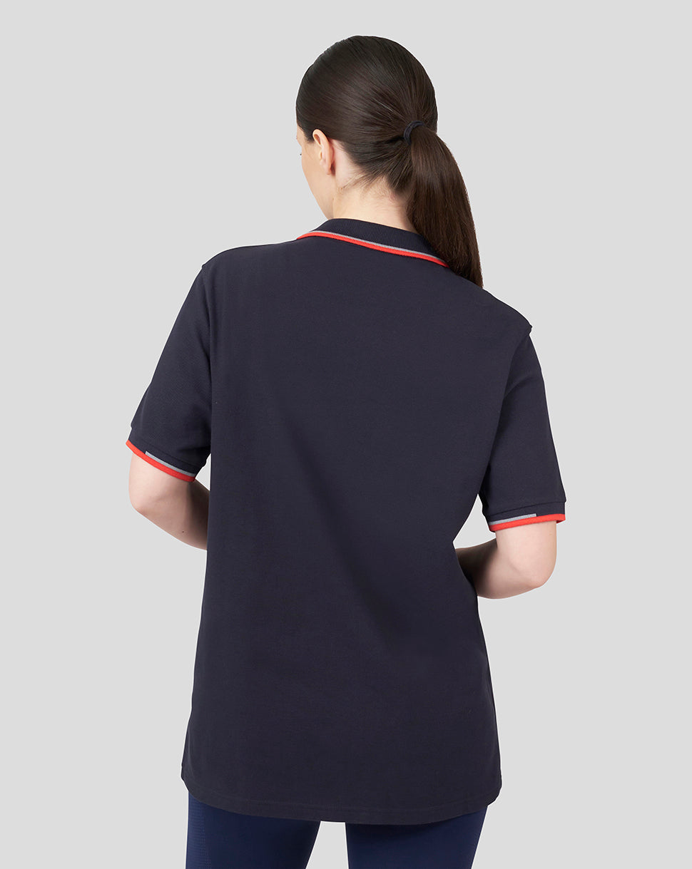 Oracle Red Bull Racing Unisex Core Polo Full Colour Logo - Night Sky - Night Sky