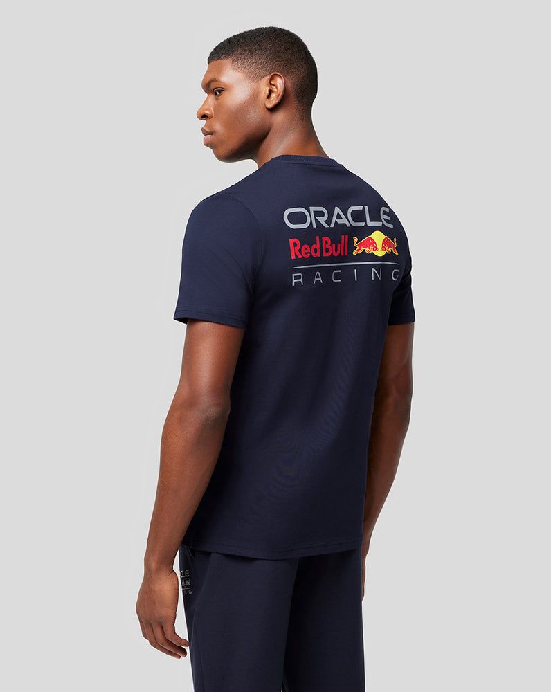 Red Bull Racing F1 Core Logo T-Shirt - Flame Scarlet/Grey/Night Sky