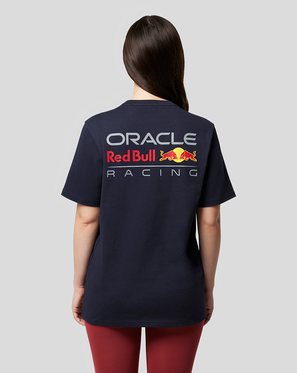Oracle Red Bull Racing Unisex Core T-Shirt Full Colour Logo -  Night Sky - Night Sky