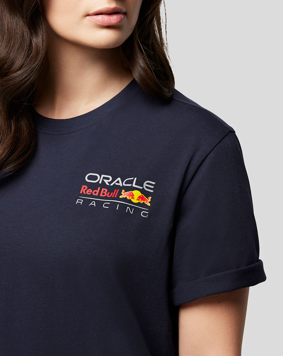 Oracle Red Bull Racing Unisex Core T-Shirt Full Colour Logo -  Night Sky - Night Sky