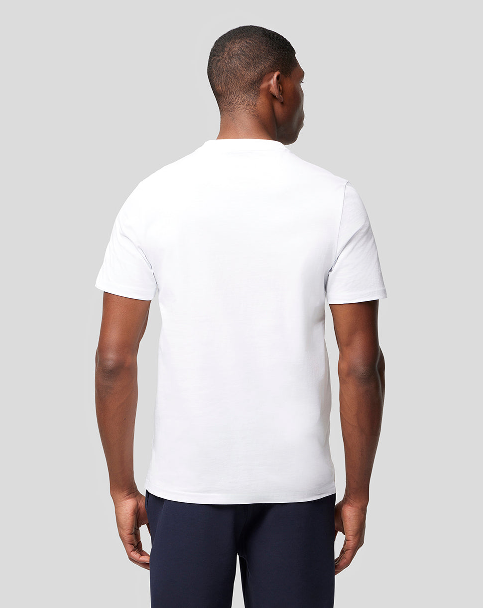 Oracle Red Bull Racing Unisex Large Front Logo T-Shirt - White - White