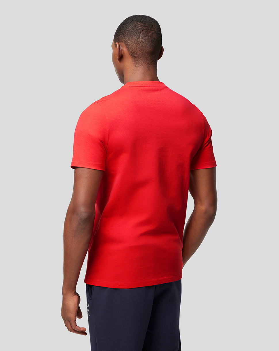 Oracle Red Bull Racing Unisex Large Front Logo T-Shirt - Flame Scarlet - Flame Scarlet