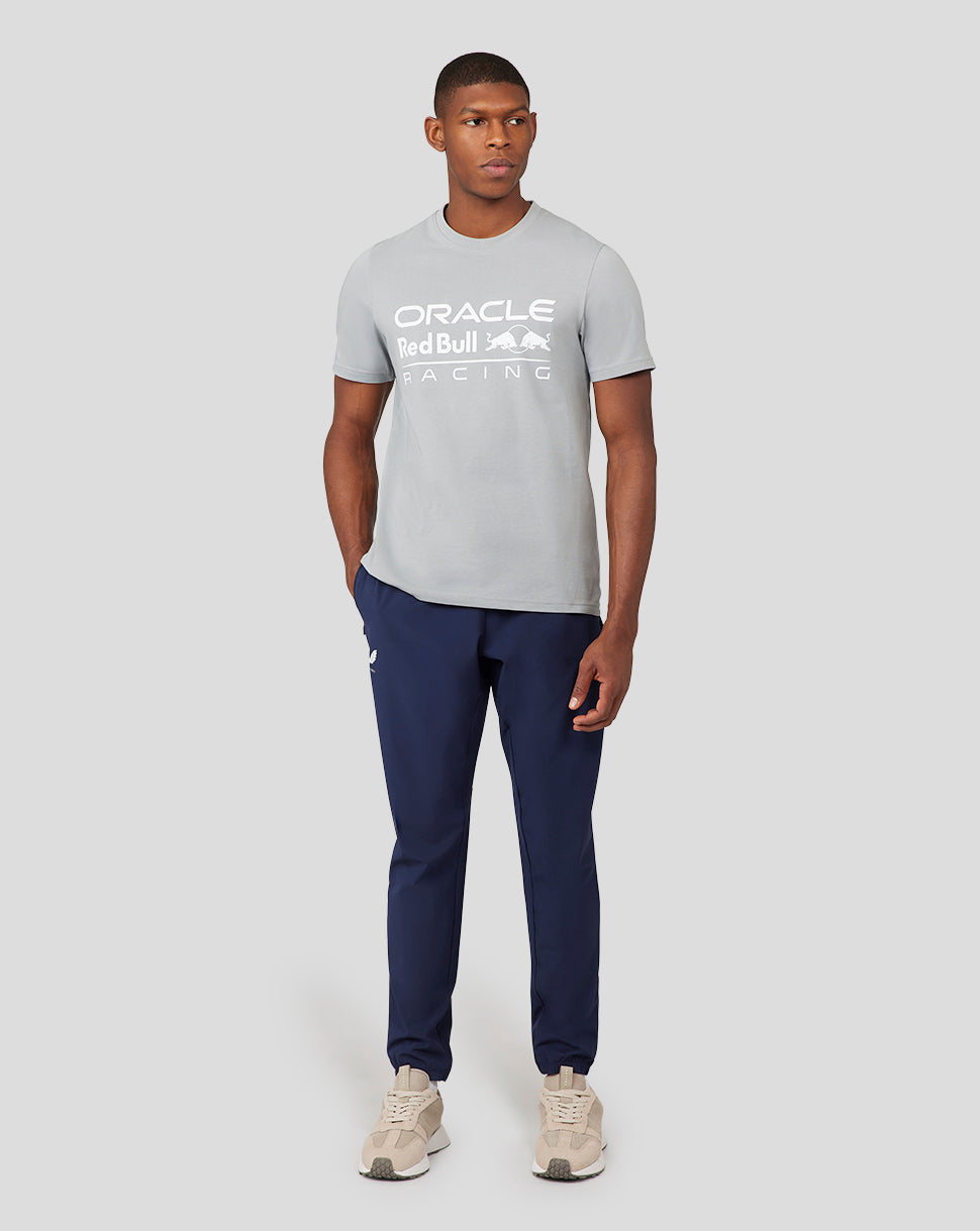 Oracle Red Bull Racing Unisex Large Front Logo T-Shirt - Grey - Grey