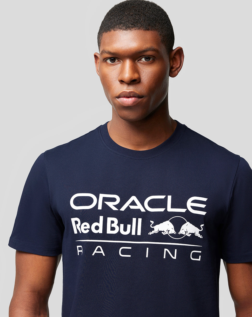 Oracle Red Bull Racing Unisex Large Front Logo T-Shirt  - Night Sky - Night Sky