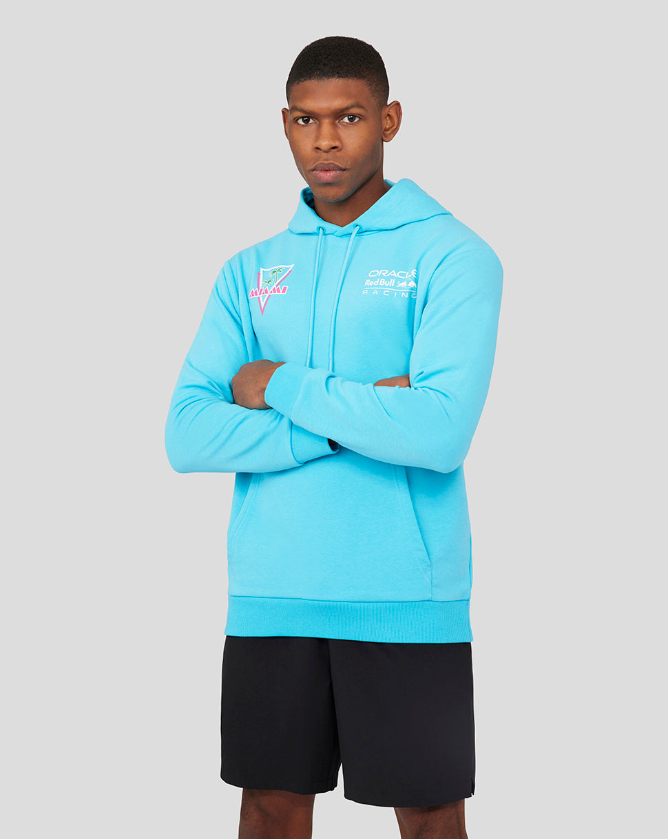 ORACLE RED BULL RACING UNISEX MIAMI OVERHEAD HOODIE - BLUE - Blue