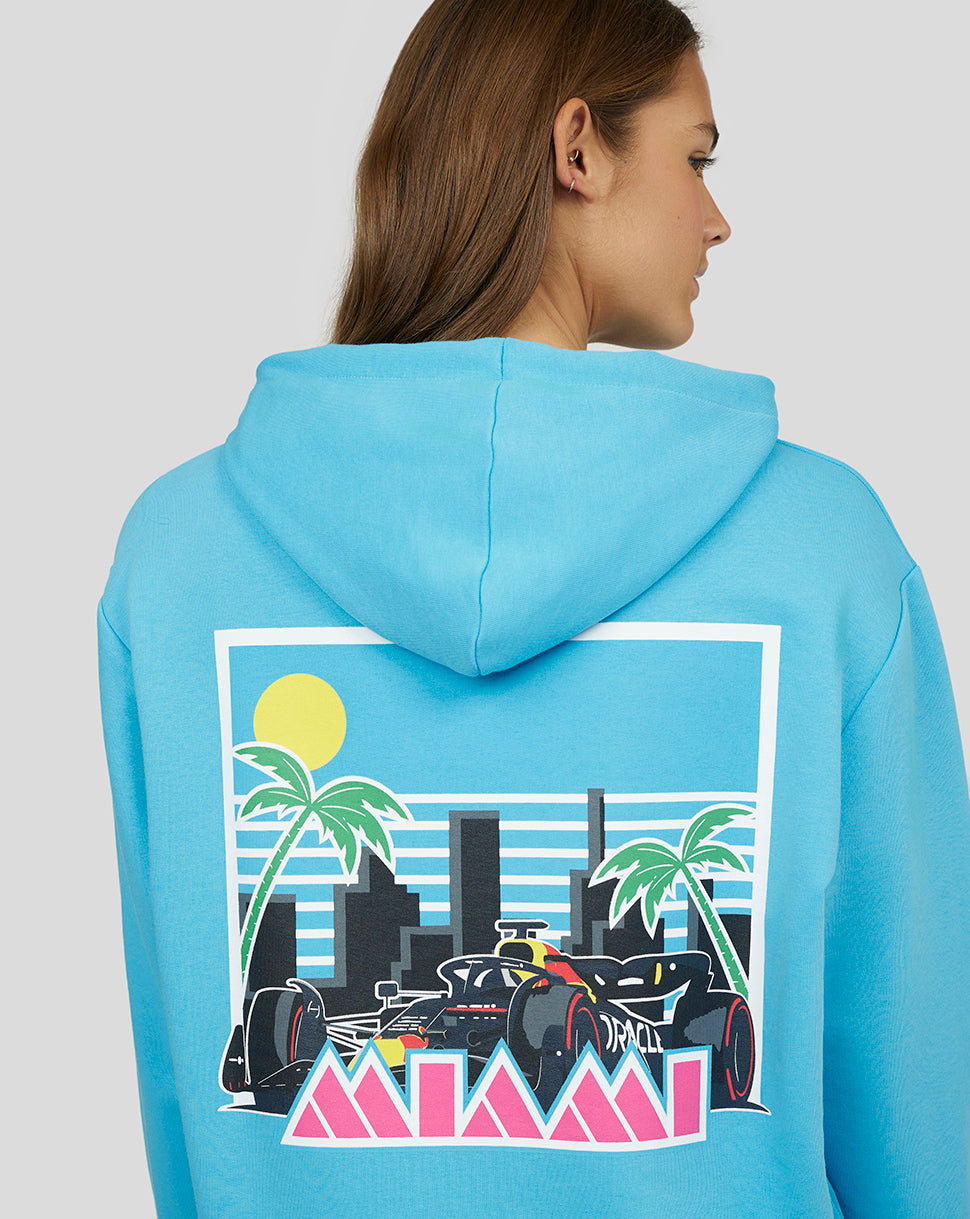 ORACLE RED BULL RACING UNISEX MIAMI OVERHEAD HOODIE - BLUE - Blue