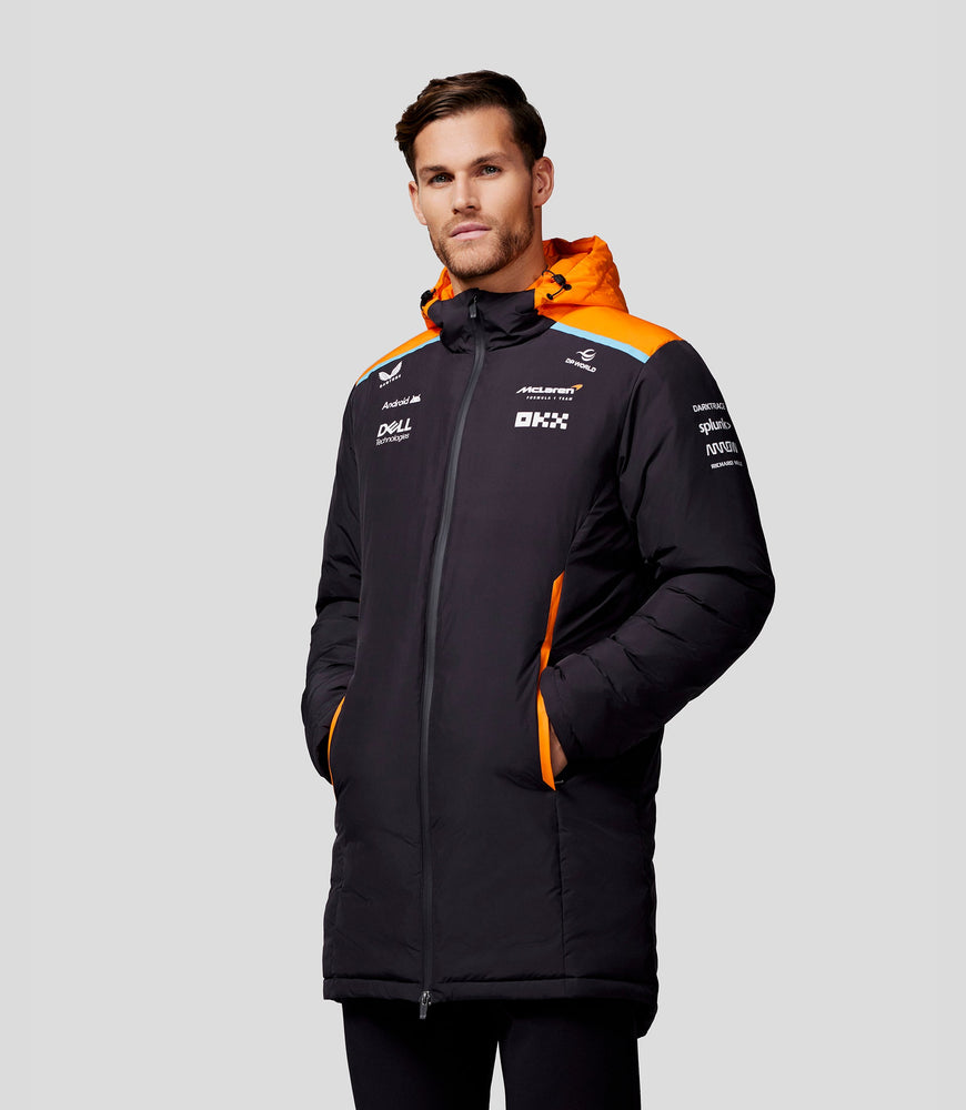 Unisex Official Teamwear Longline Padded Jacket Formula 1 – Castore