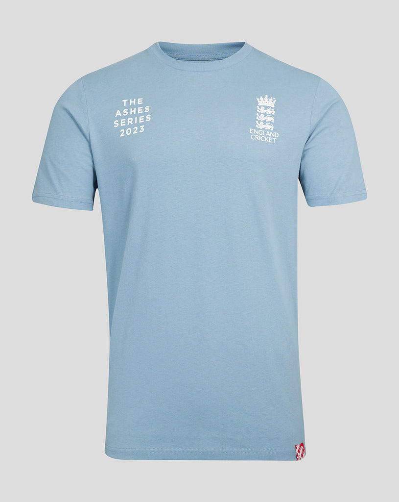England Cricket The Ashes Women's Windward Blue T-Shirt - Women's Ashes