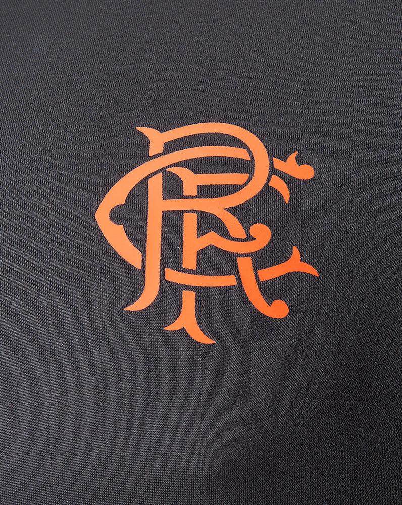 Men's Logo RFC Logo Crew Neck Sweatshirt - Black